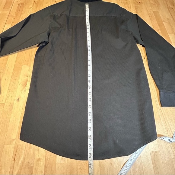 2 for$15 Chap’s Boy’s XL (18-20) Black Button Down Shirt - Picture 8 of 10